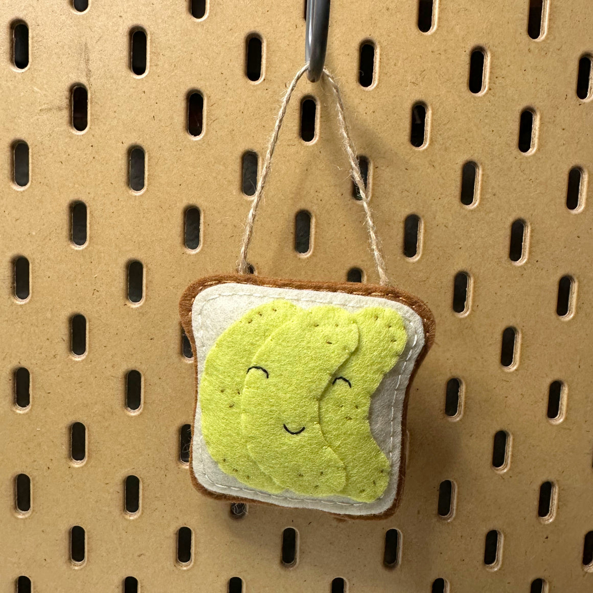 Toast Avocado Wool Felt Ornament