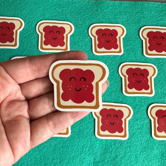 Strawberry Jam Toast Sticker