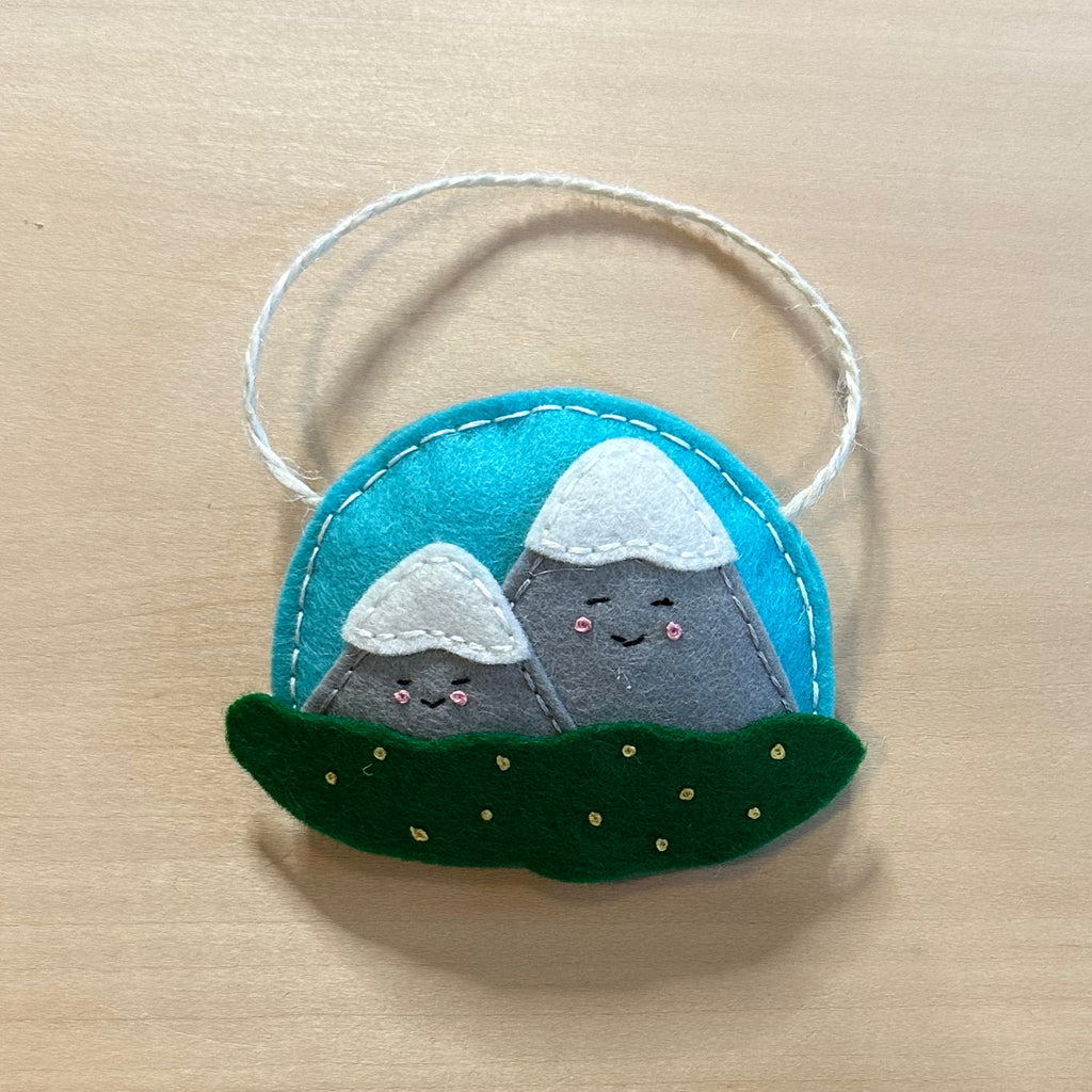 Happy Mountains Ornament