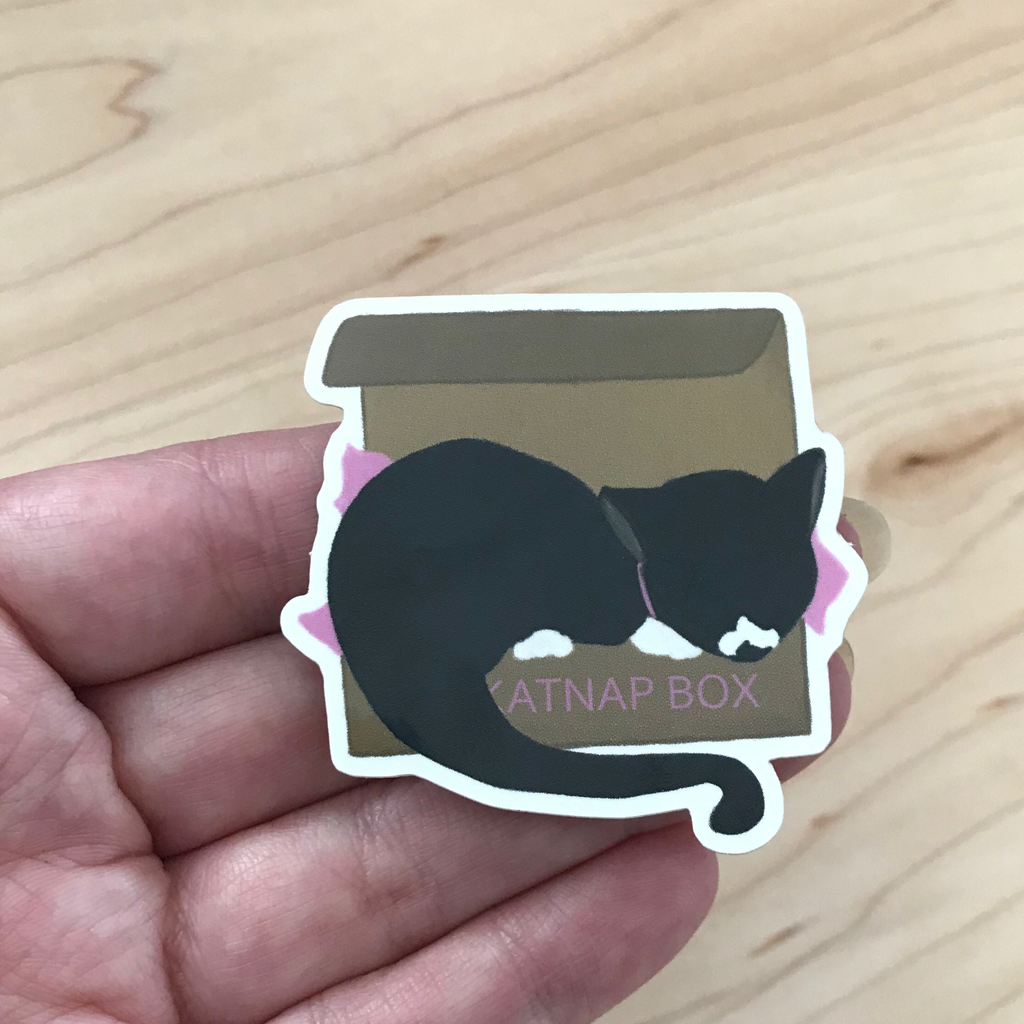 Sleepy Catnap Sticker